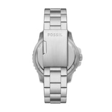 Men's Fossil Blue Silver 46mm Watch
