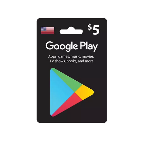 Google Play Digital Gift Card 5$ (US Account)