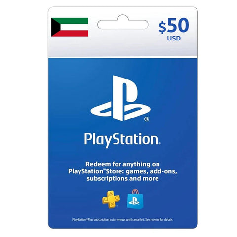 Sony Playstation Network Card 50$ - Kuwait