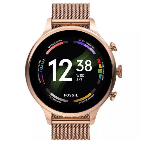 Fossil Watch Gen 6 Smart Women's Watch, 41mm, Wear OS, FTW6082 - Gold